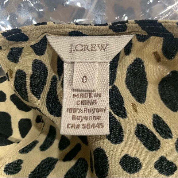 J.Crew Women’s Animal Print Top - Picture 5 of 5